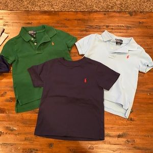 3 Ralph Lauren polo shirts